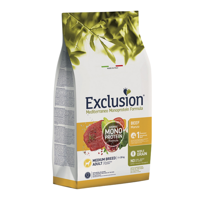 Exclusion Monoprotein 12kg Beef