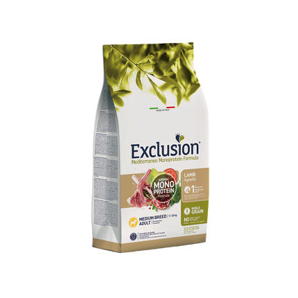 Exclusion Monoprotein 12kg Lamb