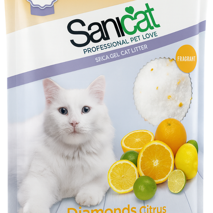 Sanicat Diamonds Lettiera Silica Gel (15L)
