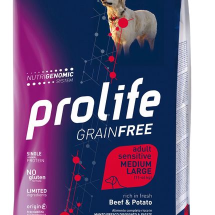 Prolife gf adult 2.5kg beef 