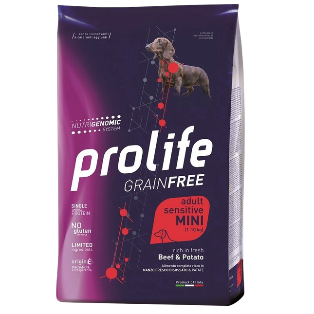 Prolife gf adult mini 2kg beef