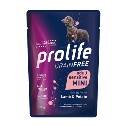 prolife gf mini adult 100g  lamb 