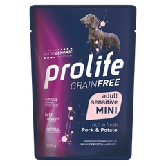 prolife gf mini adult 100g pork