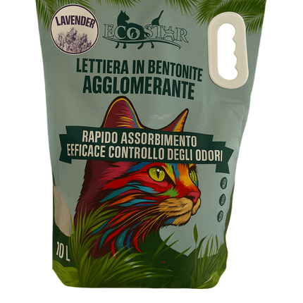 Lettiera EcoStar Agglomerante (10L)