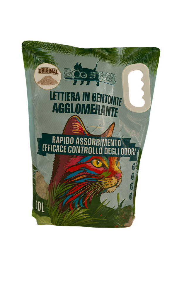 Lettiera EcoStar Agglomerante (10L)