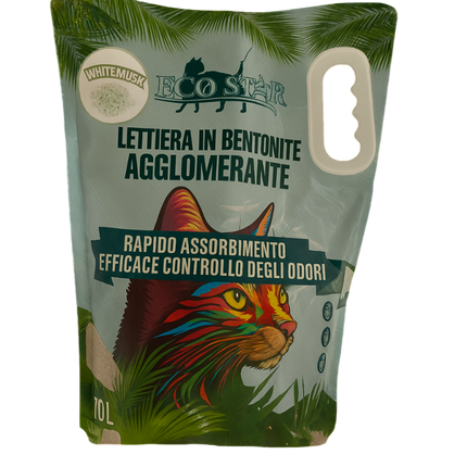 Lettiera EcoStar Agglomerante (10L)