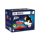 Felix Multipack Ghiottonerie Pollo Manzo Coniglio Agnello