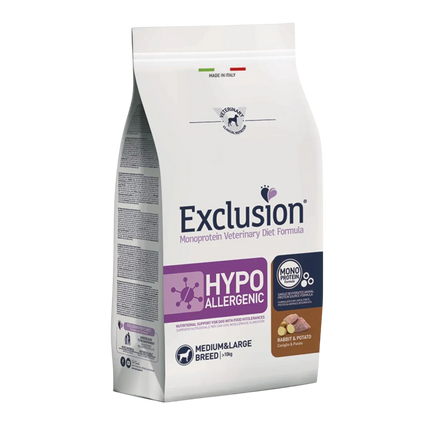 Exclusion hypoallergenic 12kg coniglio