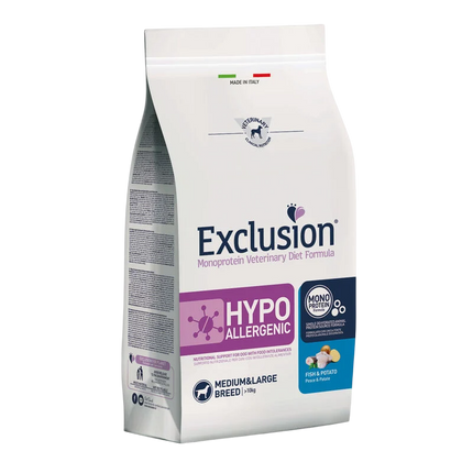 Exclusion hypoallergenic 12kg fish