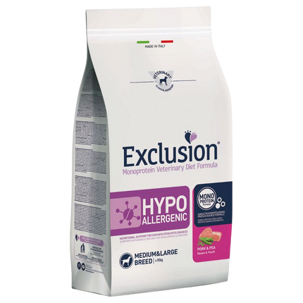 Exclusion Hypoallergenic 2kg medium pork