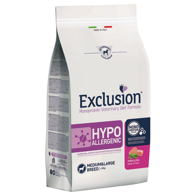 Exclusion Hypoallergenic 2kg medium pork
