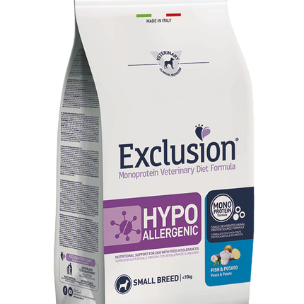 Exclusion Hypoallergenic small fish 2kg