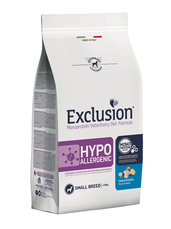 Exclusion Hypoallergenic small fish 2kg
