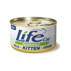 LifeCat Natural Kitten Pollo 85g umido per gatti