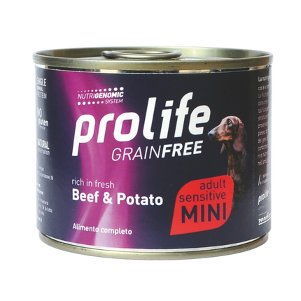 prolife adult mini 200g beef