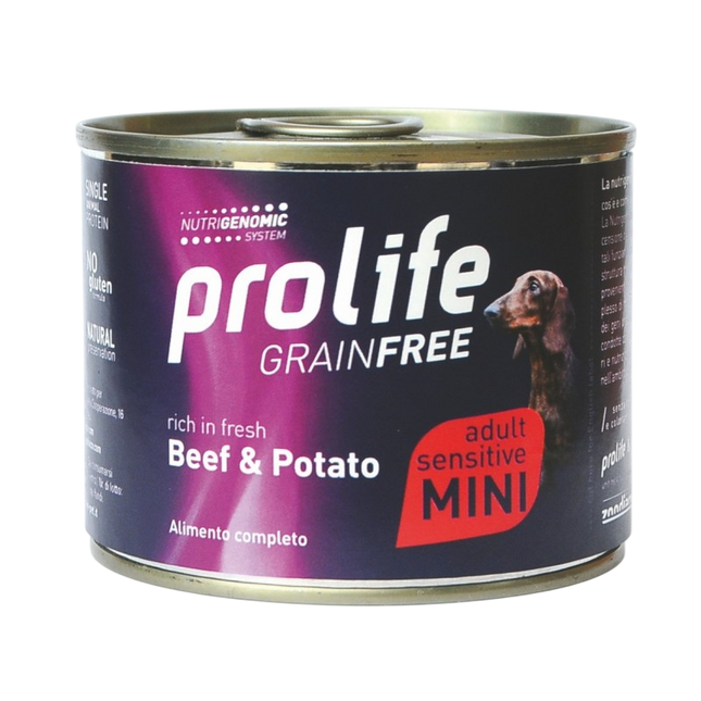 prolife adult mini 200g beef