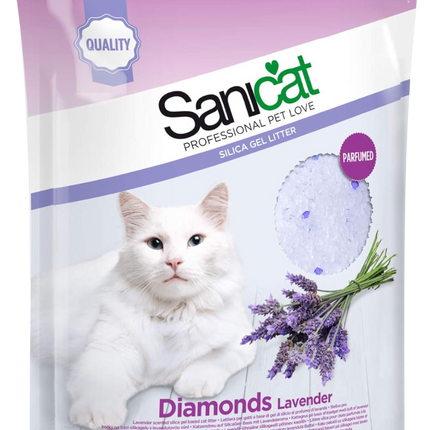 Sanicat Diamonds Lettiera Silica Gel (15L)