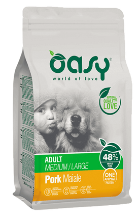 Oasy adult large 12kg pork