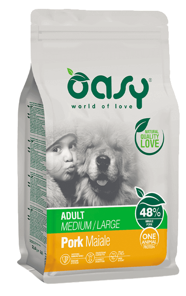 Oasy adult large 12kg pork
