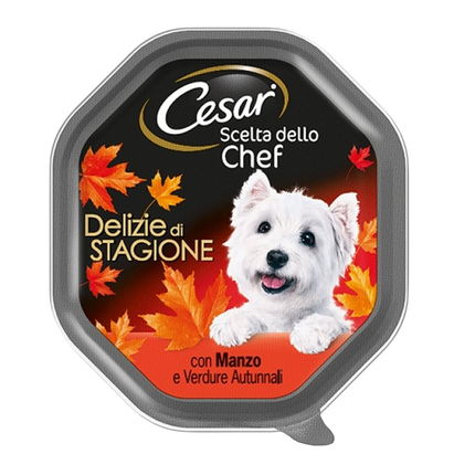 Cesar Scelta Dallo Chef Manzo Verdure Autunnali (150gX14)