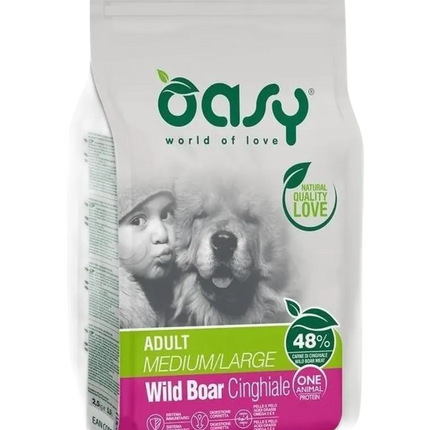 Oasy adult large 12kg cinghiale