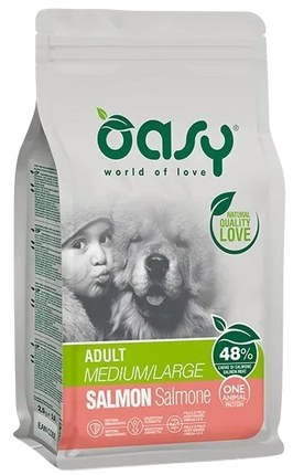 Oasy adult large 12kg salmon