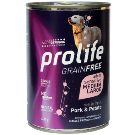Prolife Grain Free Adult pork Patate