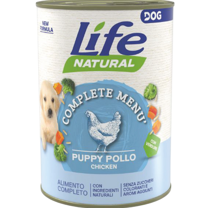 LifeNatural Dog Puppy 400g Pollo