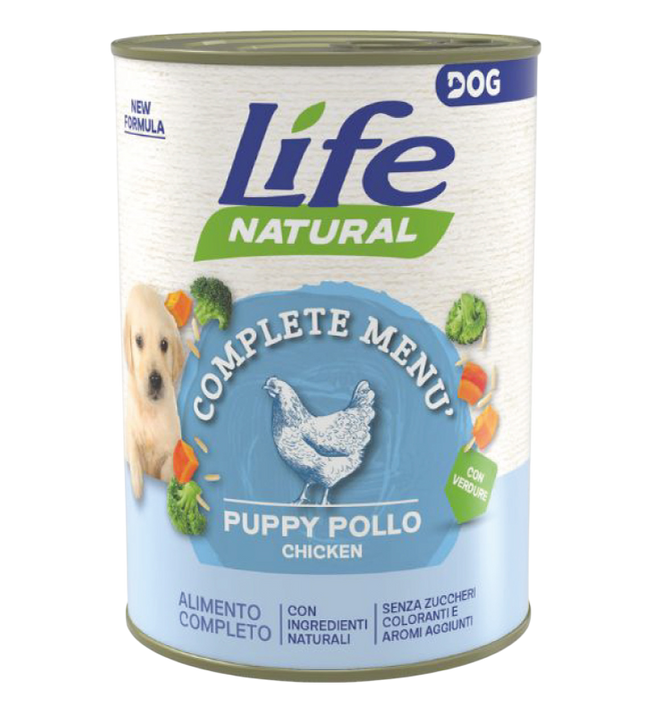 LifeNatural Dog Puppy 400g Pollo