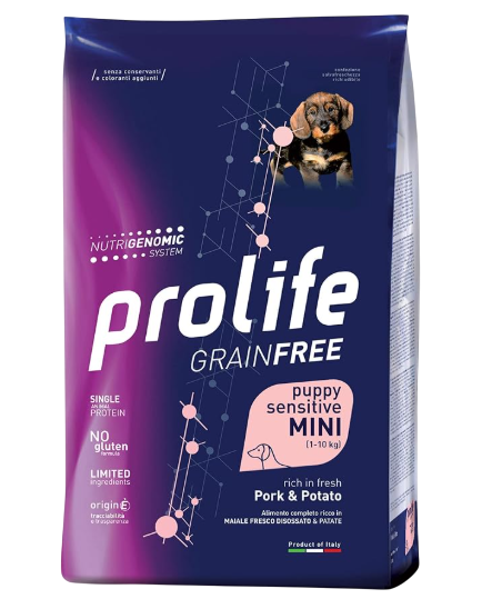 Prolife puppy sensitive mini 2kg pork