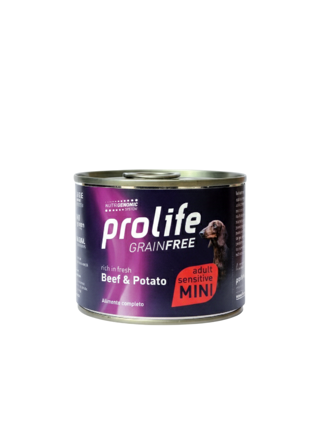 Prolife Grain Free Sensitive Adult Mini Manzo Patate