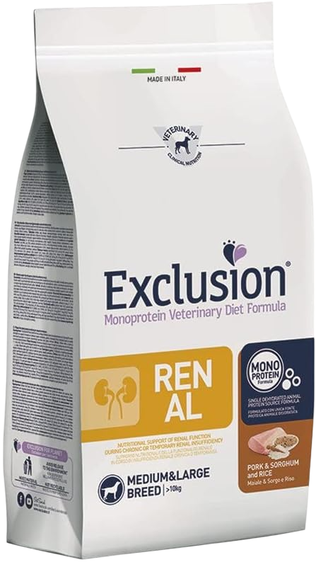 Exclusion Renal Medium Large breed 2kg