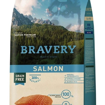 Bravery mini adult 7kg salmone