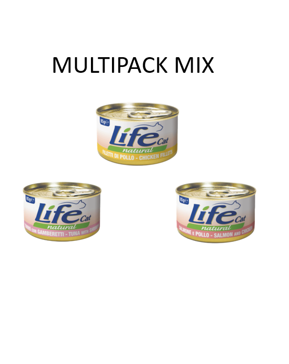 LifeCat Multipack Mix(85gx12pz)