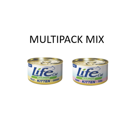 LifeCat Kitten Multipack Mix (85gx12pz)