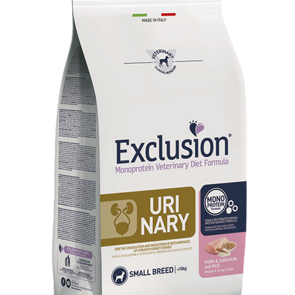 Exclusion Urinary small breed 2kg