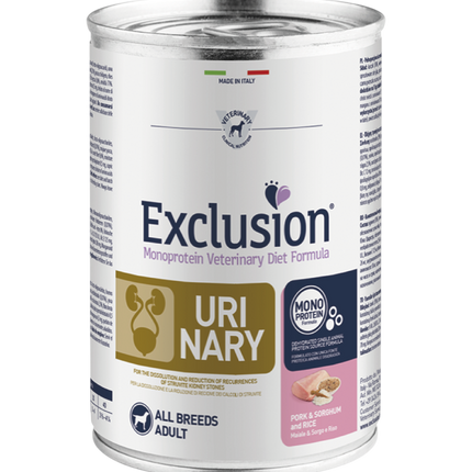 Exclusion urinary 400g