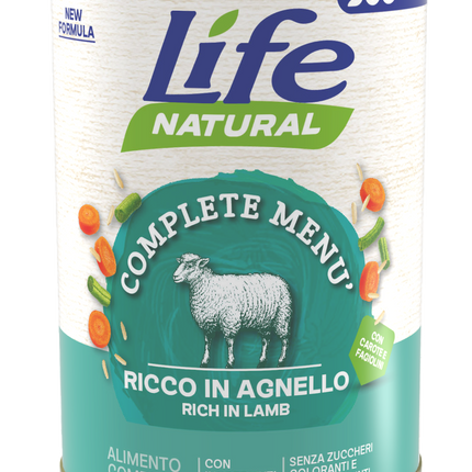 LifeDog Natural agnello 400gx12