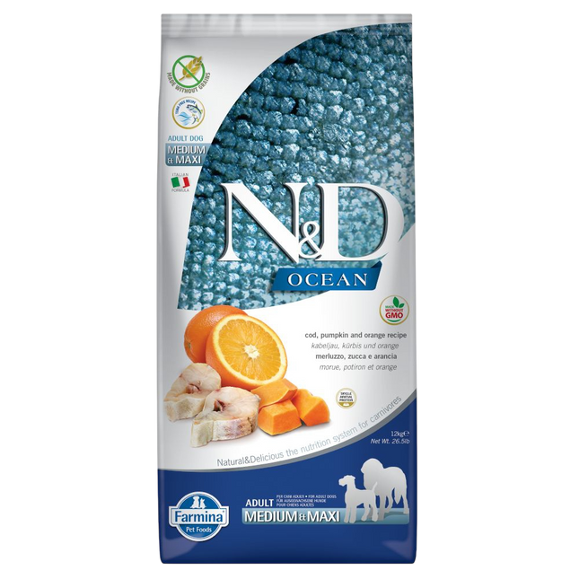 Farmina N&D Ocean – Dog Medium & Maxi (12kg)