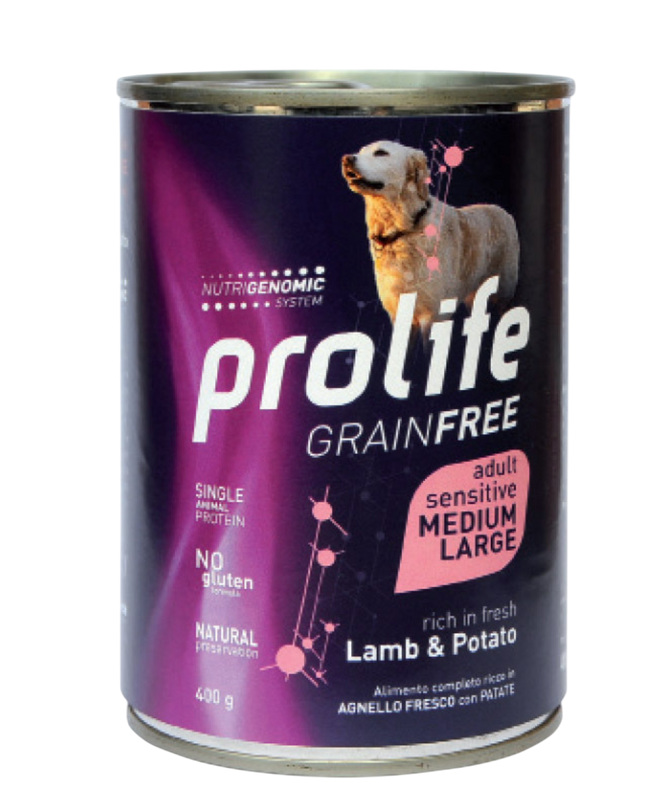 Prolife Sensitive Grain Free Adult Agnello Patate