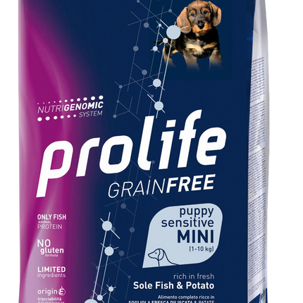 Prolife puppy sensitive mini 2kg solefish