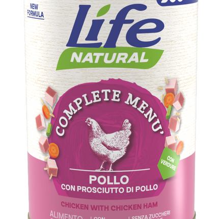 LifeDog Natural pollo prosciutto di pollo 400gx12