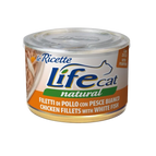 Pollo con pesce bianco