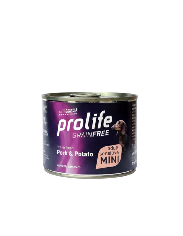 Prolife Grain Free Sensitive Adult Mini Maiale Patate