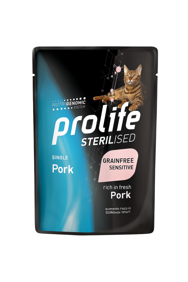 Prolife Sterilised Sensitive Grain Free (85gX12pz)