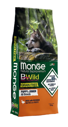 Monge BWild Grain Free Puppy & Junior