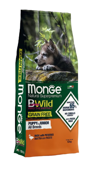 Monge BWild Grain Free Puppy & Junior