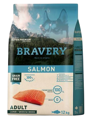Bravery adult 12kg salmone