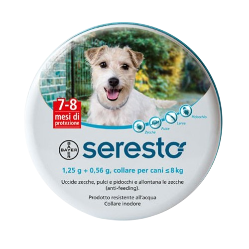 Bayer Seresto Collare Antiparassitario per Cani ≤ 8 kg