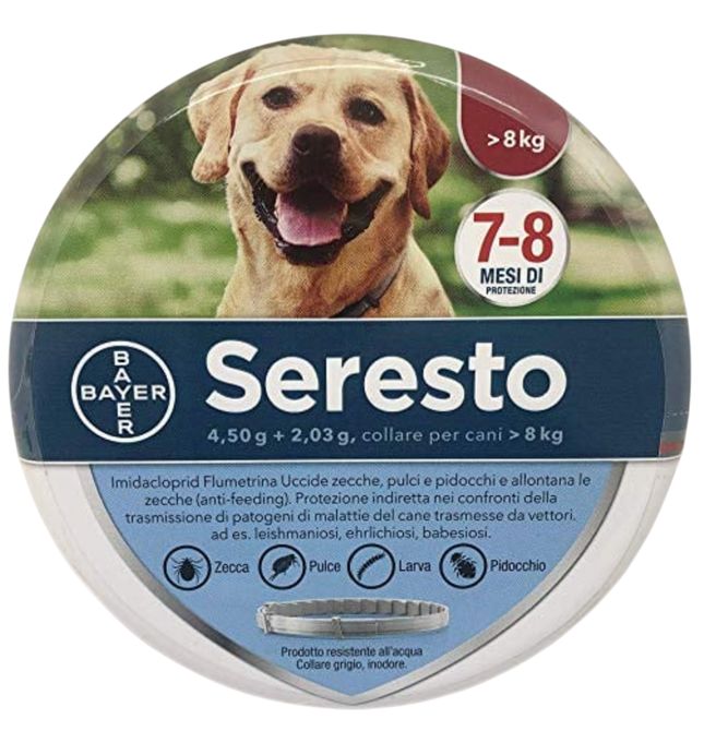 Bayer Seresto Collare Antiparassitario per Cani > 8 kg